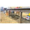 Image 3 : HEAVY DUTY STEEL WORK TABLE WITH 1" THICK TOP X 20' ACROSS X 7' WIDE X 3' HIGH