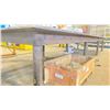 Image 6 : HEAVY DUTY STEEL WORK TABLE WITH 1" THICK TOP X 20' ACROSS X 7' WIDE X 3' HIGH