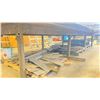 Image 5 : HEAVY DUTY STEEL WORK TABLE WITH 1" THICK TOP X 18' ACROSS X 6' WIDE X 3' HIGH