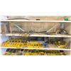 Image 3 : WELDED METAL SHELVING UNIT WITH CONTENTS- LARGE QUANTITY AND SELECTION OF HARDWARE, FITTINGS,