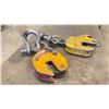 Image 4 : PAIR OF STEEL PLATE GRABBERS 1 TON CAPACITY & 5 TON CAPACITY 4