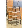 Image 3 : GROUP OF 5 FABRICATED STEEL 5 RUNG LADDERS