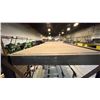 Image 5 : INDUSTRIAL MATERIAL RACK ( 76"H X 166"W X 51"D ) WITH 2 ROLLING MATERIAL CONVEYORS