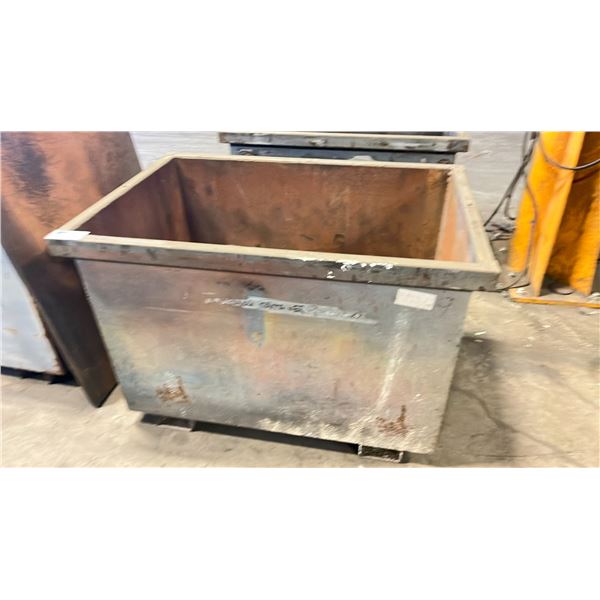 METAL SHOP BIN WITH SPARE PARTS & SCRAP METAL *CONTENTS INCLUDED*