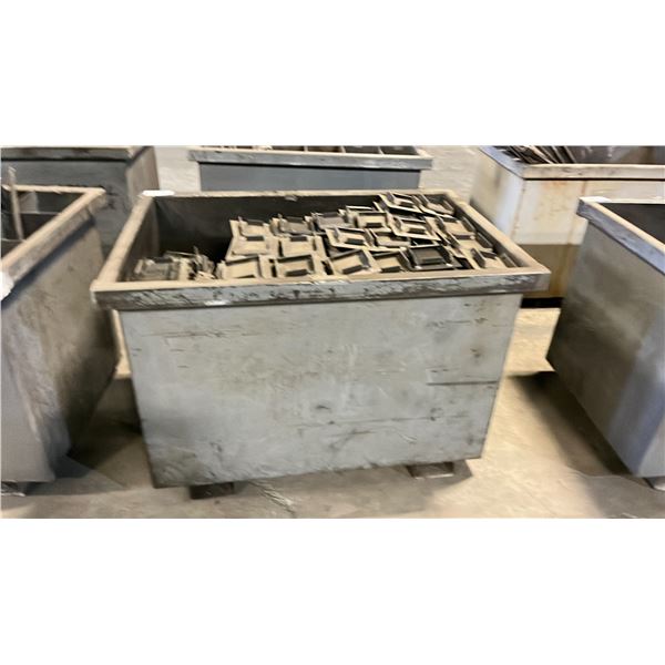 METAL SHOP BIN WITH SPARE PARTS & SCRAP METAL *CONTENTS INCLUDED*