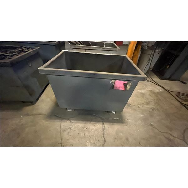METAL SHOP BIN WITH SPARE PARTS & SCRAP METAL *CONTENTS INCLUDED*