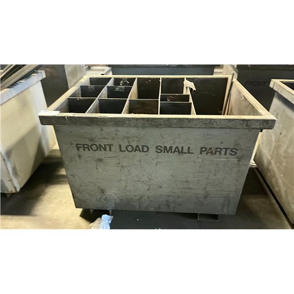 METAL SHOP BIN WITH SPARE PARTS & SCRAP METAL *CONTENTS INCLUDED*