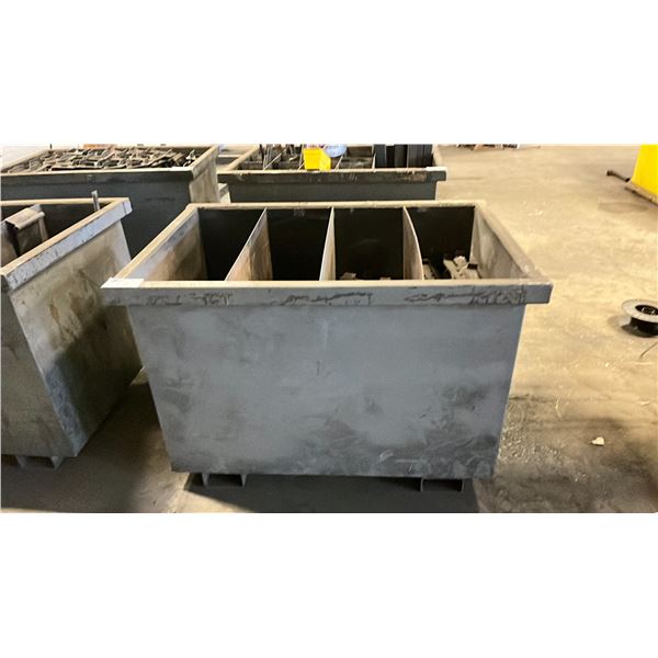 METAL SHOP BIN WITH SPARE PARTS & SCRAP METAL *CONTENTS INCLUDED*
