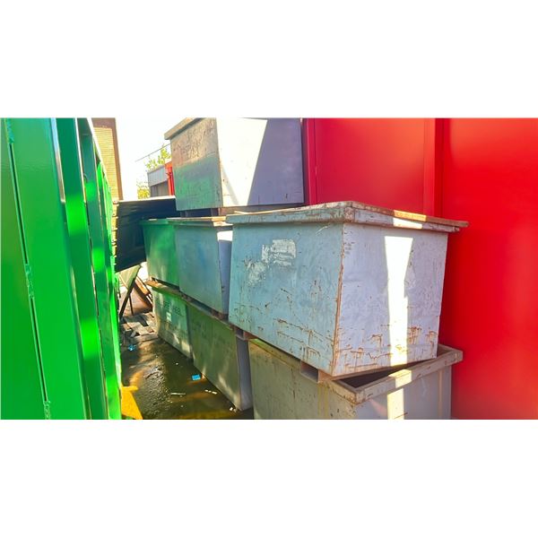 7 METAL SHOP BINS