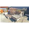 Image 1 : LARGE ASSORTMENT OF VARIOUS SIZED PALLETS & COMMERCIAL WASTE BIN