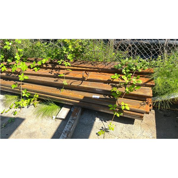 GROUP OF 20' STEEL FABRICATING MATERIAL