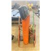 Image 3 : OXY-ACETYLENE WELDING SET W/ TORCH, GAUGE, FACE SHIELD & MOBILE CART
