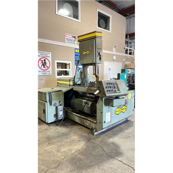 HYD-MECH V-18 SERIES II INDUSTRIAL VERTICAL BANDSAW / METAL CUTTING SAW, SER J0600811