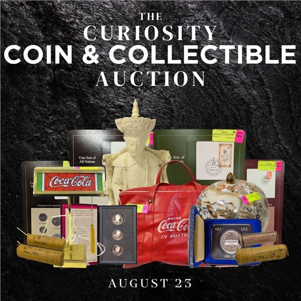 WELCOME TO THE CURIOSITY COIN & COLLECTIBLES SALE