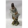 Image 1 : VINTAGE CERAMIC STATUE OF SEATED ASIAN MAN