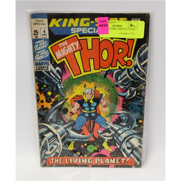 1971 THOR COMIC ANNUAL 4 JACK KIRBY
