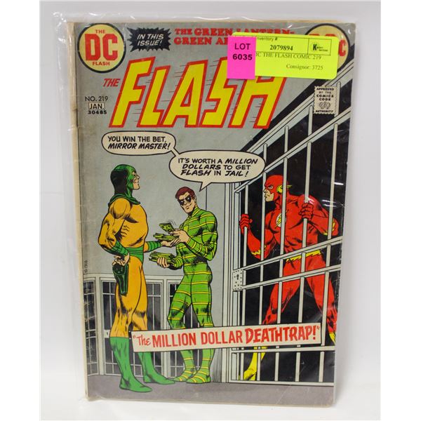 DC COMIC THE FLASH COMIC 219