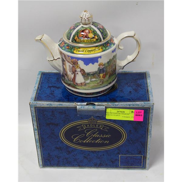 ENGLISH SADLER CHARLES DICKENS TEAPOT