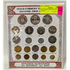 OLD COINS OF THAILAND SET IN HOLDER