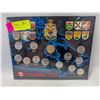 1992 CANADA 125 ANNIVERSARY COIN SET IN HOLDER