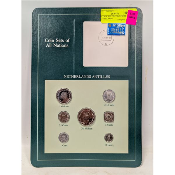 VINTAGE SET OF COINS FROM NETHERLANDS