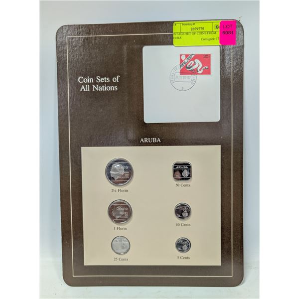 VINTAGE SET OF COINS FROM ARUBA