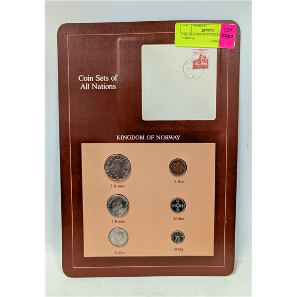 VINTAGE SET OF COINS FROM NORWAY