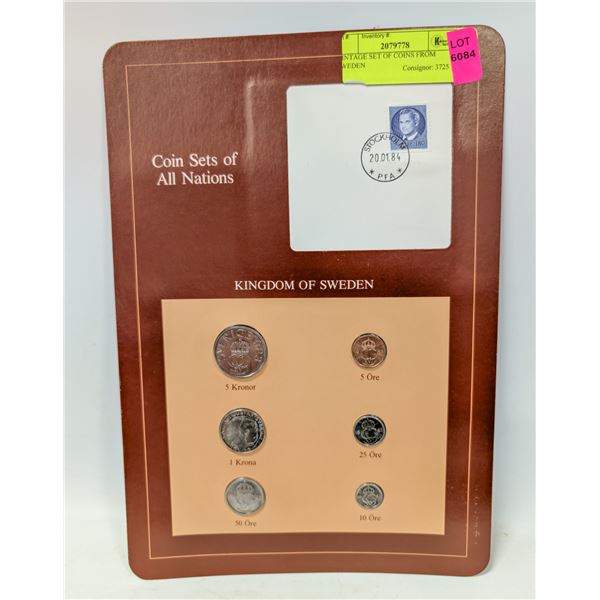 VINTAGE SET OF COINS FROM SWEDEN