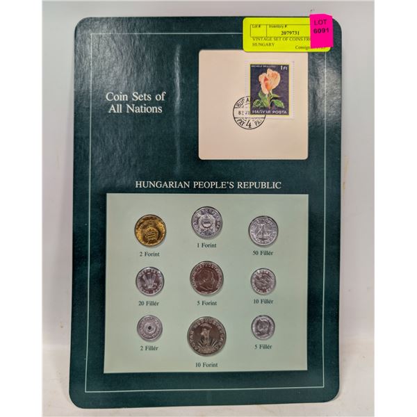 VINTAGE SET OF COINS FROM HUNGARY