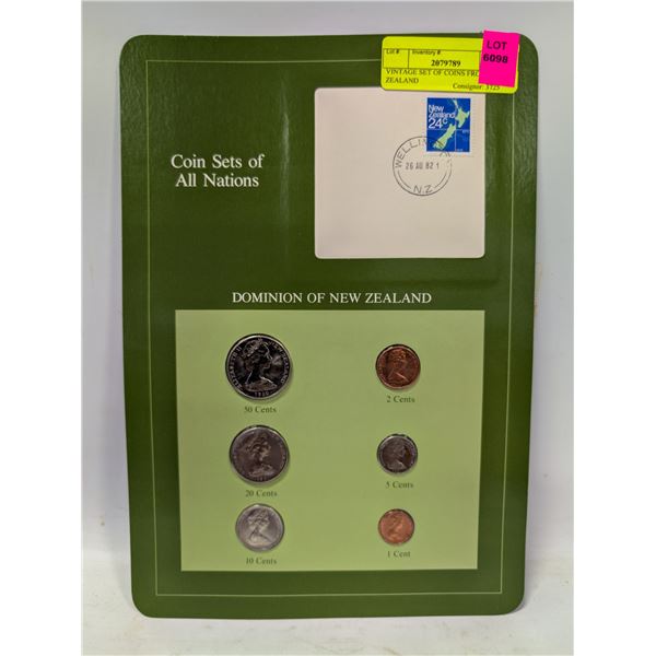 VINTAGE SET OF COINS FROM NEW ZEALAND