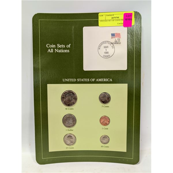 VINTAGE SET OF COINS FROM USA