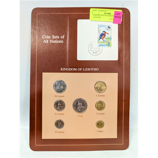 VINTAGE SET OF COINS FROM LESOTHO