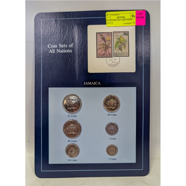 VINTAGE SET OF COINS FROM JAMAICA