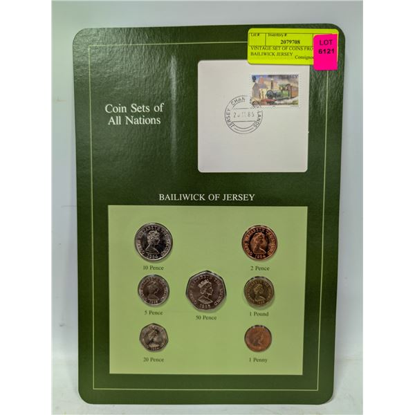 VINTAGE SET OF COINS FROM BAILIWICK JERSEY