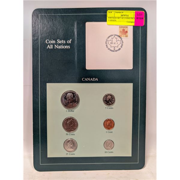 VINTAGE SET OF COINS FROM CANADA