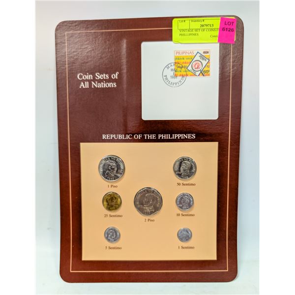 VINTAGE SET OF COINS FROM PHILLIPINES