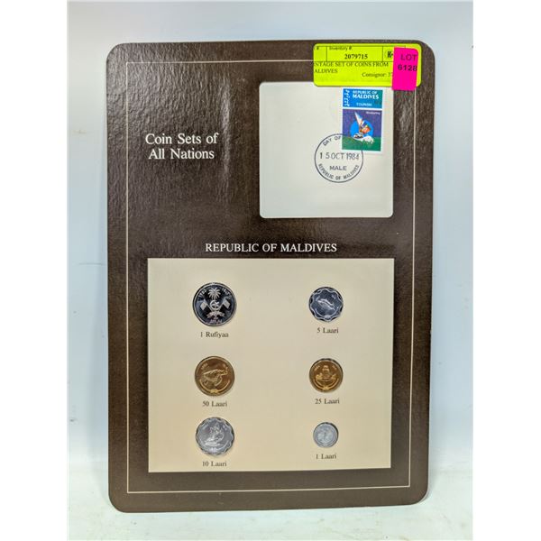 VINTAGE SET OF COINS FROM MALDIVES