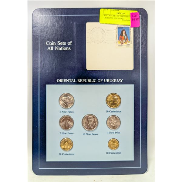 VINTAGE SET OF COINS FROM ORIENTAL UROGUAY