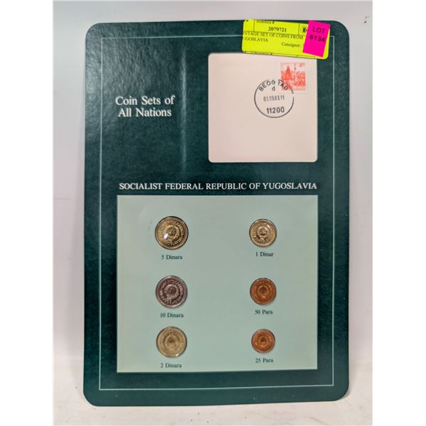 VINTAGE SET OF COINS FROM YUGOSLAVIA