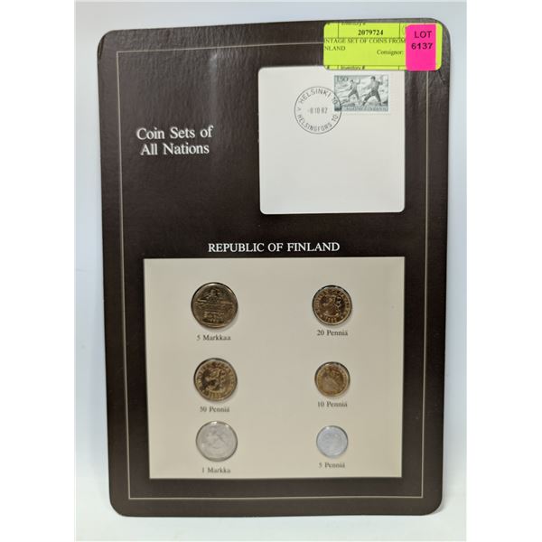 VINTAGE SET OF COINS FROM FINLAND