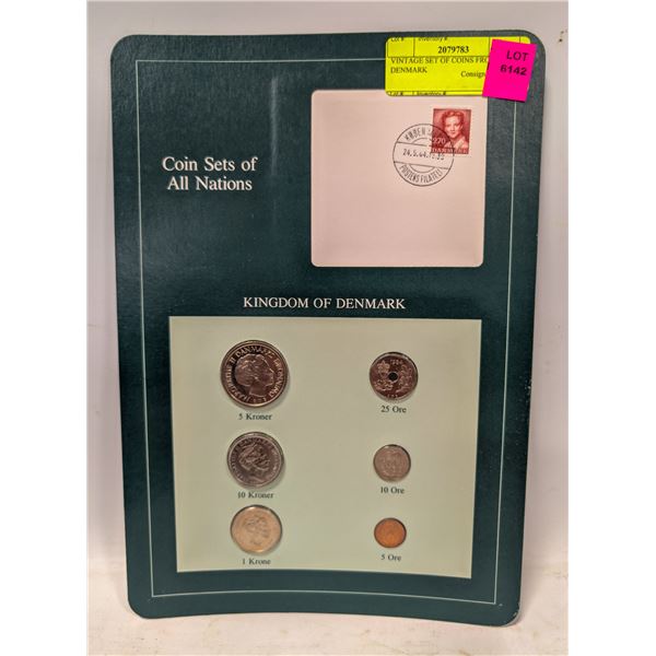 VINTAGE SET OF COINS FROM DENMARK