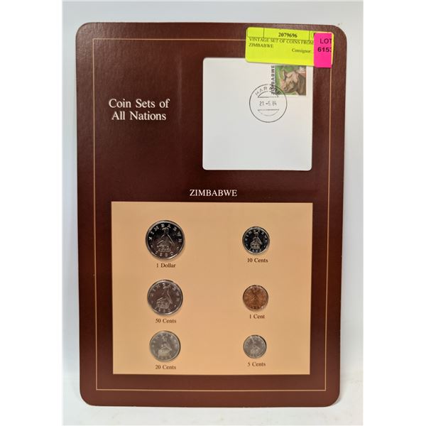 VINTAGE SET OF COINS FROM ZIMBABWE