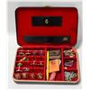 1950S MENS ACCESSORY BOX FULL W CONTENTS