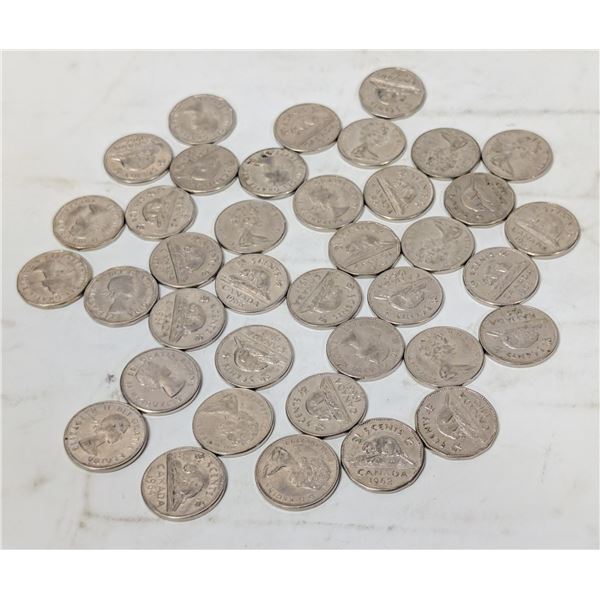 LOT OF 1960S CANADA NICKELS