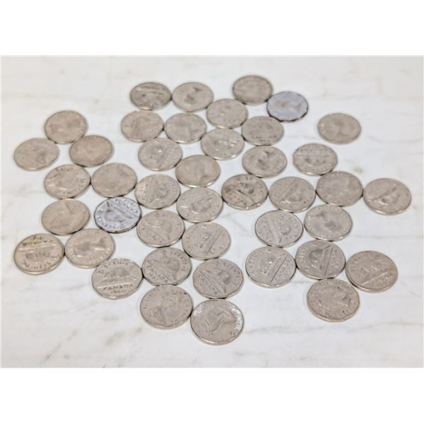 LOT OF 1960S CANADA NICKELS
