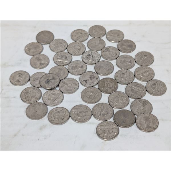 LOT OF 1960S CANADA NICKELS