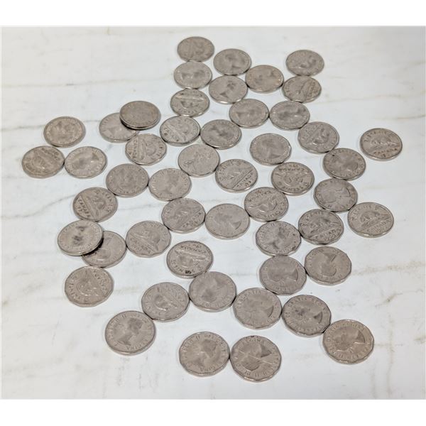 LOT OF 1960S CANADA NICKELS
