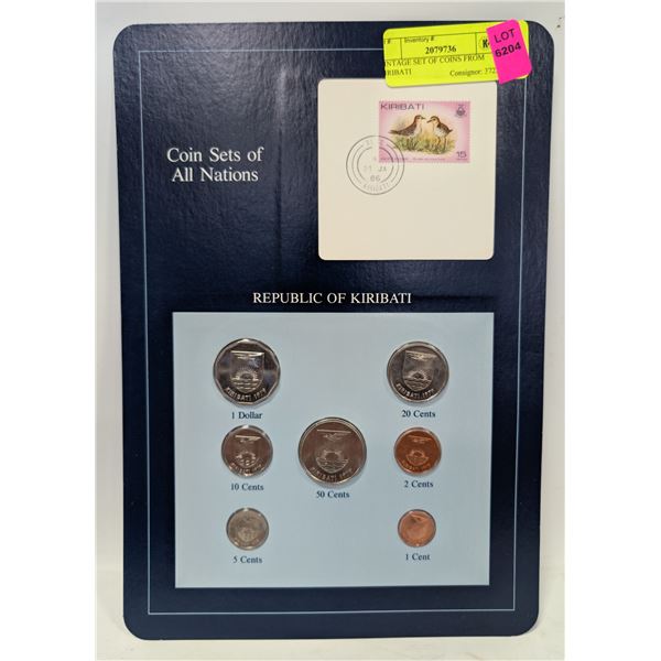 VINTAGE SET OF COINS FROM KIRIBATI