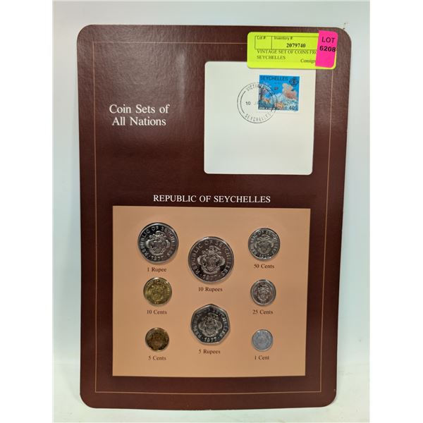 VINTAGE SET OF COINS FROM SEYCHELLES