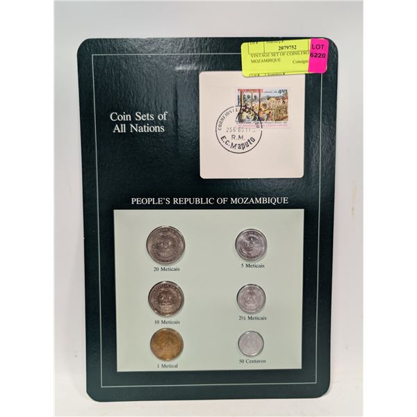 VINTAGE SET OF COINS FROM MOZAMBIQUE